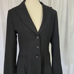 Elie Tahari Montana Classic Black NWT Lined Blazer Size 8